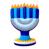 11 Foot Menorah Hanukkah Inflatable